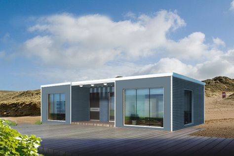 BAÜHU Maison ossature métallique légère modulaire en kit ECO \ DIY - plan maison structure metallique BAÜHU Maison ossature métallique légère modulaire en kit ECO \ DIY - plan maison structure metallique