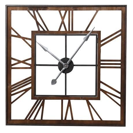 Square Wood Skeleton Clock 90cm New To Our Range Of Clocks Is This Size Detail - Mirror Iron Wall Clock The Range Square Wood Skeleton Clock 90cm New To Our Range Of Clocks Is This Size Detail - Mirror Iron Wall Clock The Range