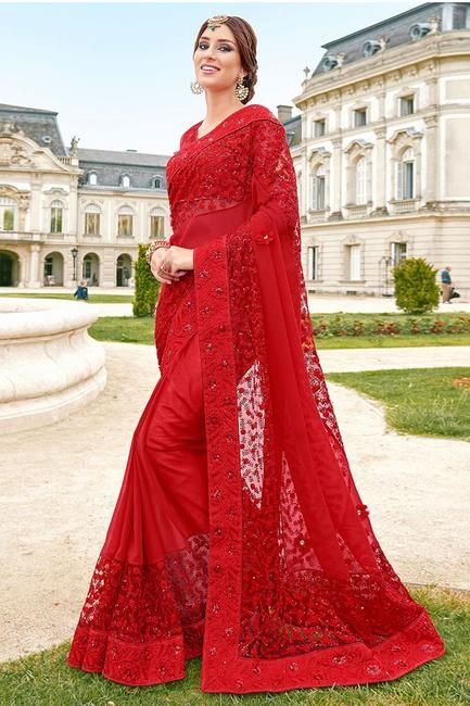 Damen Indisch Bollywood Chiffon Ready Made Saree Designer Hochzeit rot schwarz grau Damen Indisch Bollywood Chiffon Ready Made Saree Designer Hochzeit rot schwarz grau