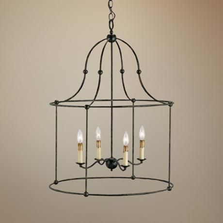 Currey And Company Fitzjames 25 Wide Lantern Chandelier T7372 Lamps Plus Wire Contemporary Glass Wide Lantern Chandelier, Large Silver Lantern Chandelier