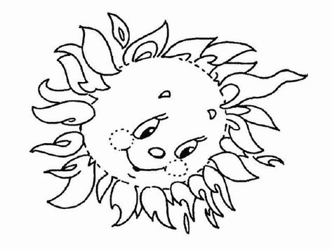 Dolce Sole Da Colorare Gratis Immagini Per Bambini Immagini