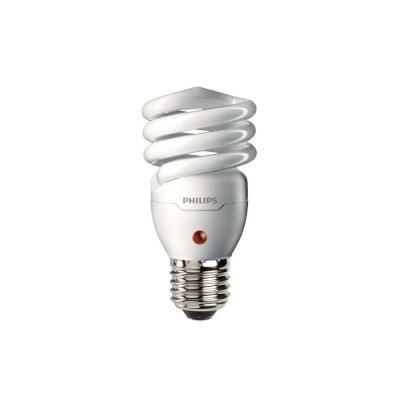 60 Watt Equivalent T2 Spiral Dusk Till Dawn Cfl Light Bulb Soft