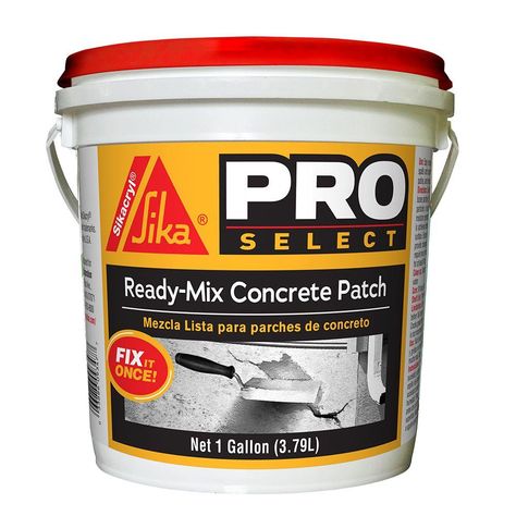 Sika 1 Gal Ready Mix Concrete Patch Repair 7116140 Sika 1 Gal Ready Mix Concrete Patch