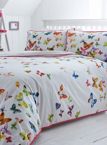butterfly home by matthew williamson light grey butterflies butterfly sheet set