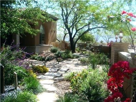 Image result for desert front yard | Landschaftsbau ideen