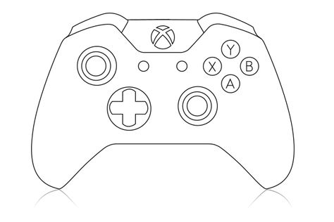 Xbox Controller Coloring Page u2013 Printable Editable Blank Tattoo - best of coloring page xbox controller Xbox Controller Coloring Page u2013 Printable Editable Blank Tattoo - best of coloring page xbox controller