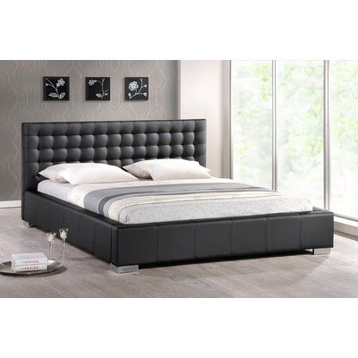 Wade Logan Miranda Tufted Upholstered Low Profile Platform Bed Modern Platform Bed Modern Bed Upholstered Platform Bed