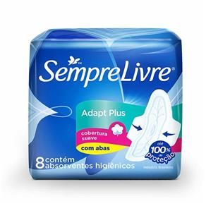 Absorvente Sempre Livre Adapt Plus Suave Com Abas Absorvente Absorvente Sempre Livre Produtos De Beleza