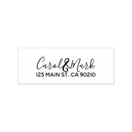 wedding monograms simple typography rubber stamp personalize