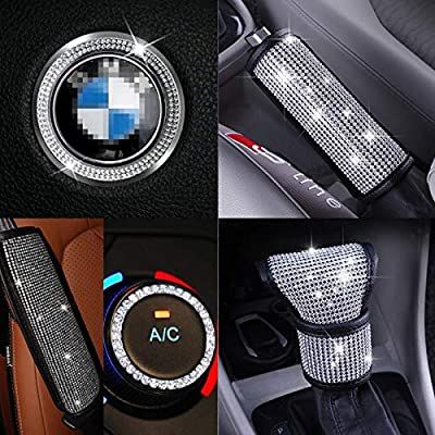 vivicat Steering Wheel Center Logo Diamond Emblem Sticker Decoration DIY Car Bling Decals Covers Interior Decorations for Honda vivicat Steering Wheel Center Logo Diamond Emblem Sticker Decoration DIY Car Bling Decals Covers Interior Decorations for Honda