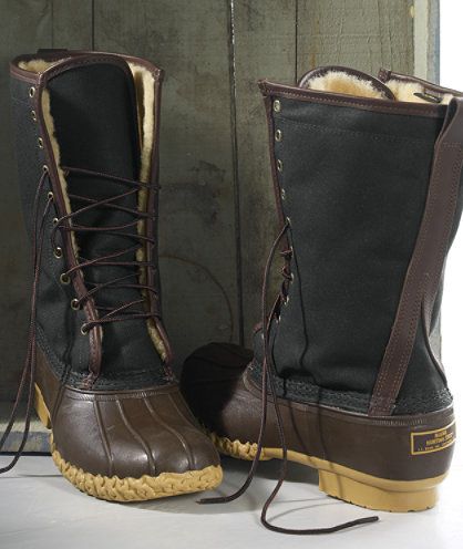 ll bean canvas duck boots