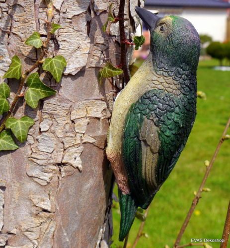 Kunsthandwerk Vögel Papagei Dekofigur Gartenfigur Haus Balkon Garten Deko F