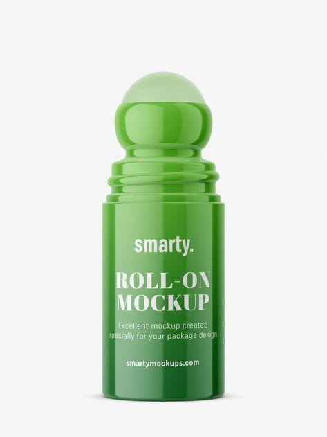 Download Glossy roll-on mockup | Cosmetics mockup, Bottle mockup, Mockup