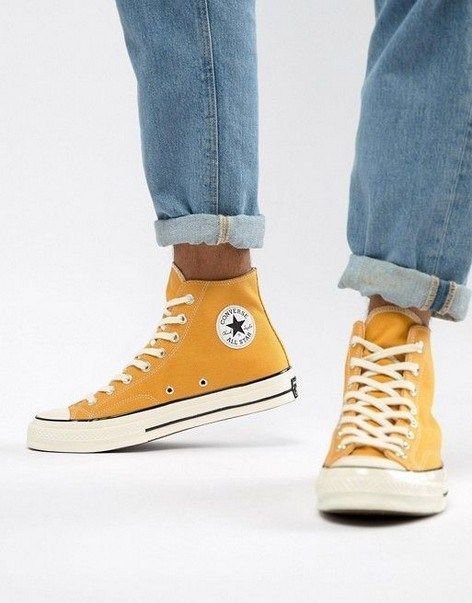 yellow chuck taylor