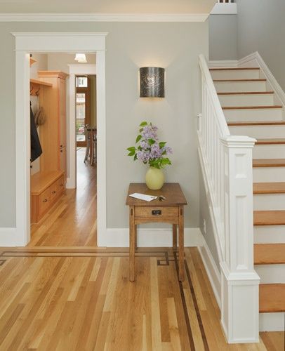 Traditional Staircase Paint Colors For Living Room Wood Floor Grey Walls White Trim - Light Grey Walls With Oak Floor Traditional Staircase Paint Colors For Living Room Wood Floor Grey Walls White Trim - Light Grey Walls With Oak Floor
