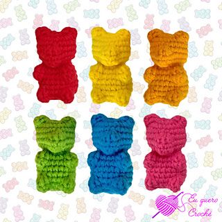 Amigurumi Gummy Bear  Elo7 Produtos Especiais