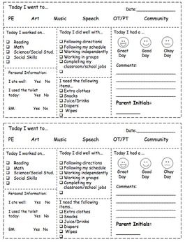 Pa Communication Printable Log Free Editable School Pa Communication Printable Log Free Editable School Teacher Preschool