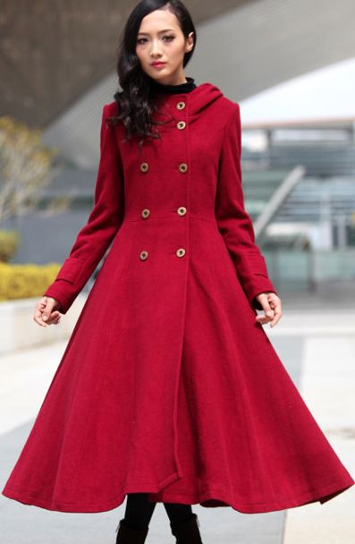 Wool Princess coat, 1950s wool coat, Swing coat Vintage, Long wool coat, Wool coat women, winter coat women, fit and flare coat 1640# Wool Princess coat, 1950s wool coat, Swing coat Vintage, Long wool coat, Wool coat women, winter coat women, fit and flare coat 1640#