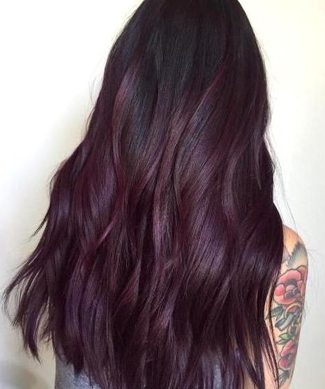 20 Plum Hair Color Ideas Haircolor Hairstyles Haircolorred Ombre Sac Rengi Kizil Sac Rengi Golgeli Sac