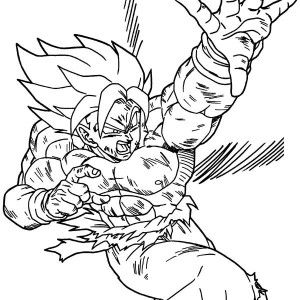 best 50 super saiyan goku coloring pages ideas on pinterest dragon