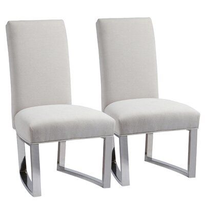 Rosdorf Park Linneus Upholstered Dining Chair Wayfair In 2020 Dining Chairs Comfortable Dining Chairs Solid Wood Dining Chairs
