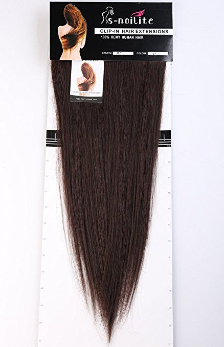 Clip In 100 Remy Human Hair Extensions 10 Inches 2 Inches Grade