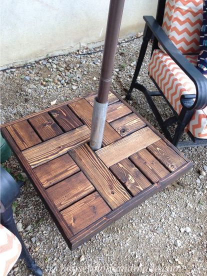 Diy Umbrella Stand With Side Table Outdoor Patio Offset - How To Make Your Own Patio Umbrella Base Diy Umbrella Stand With Side Table Outdoor Patio Offset - How To Make Your Own Patio Umbrella Base