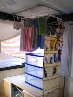 Pop up camper How We Organize Our Pop Up Camper The