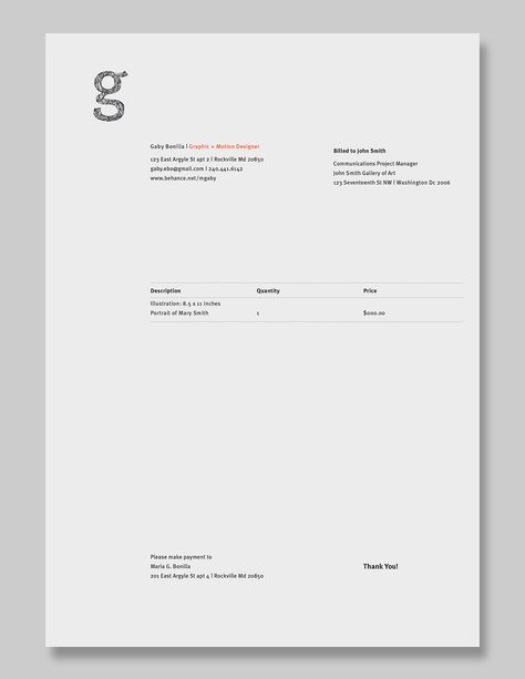Invoice Design 50 Examples To Inspire You Invoice design - photography invoice Invoice Design 50 Examples To Inspire You Invoice design - photography invoice