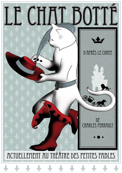 Resultado De Imagen De Le Chat Botte Cats Illustration Cat Posters Cat Art