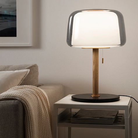 Pin på R O O M I D E A green glass lamp (With images) | Ikea table lamp, Ikea lamp