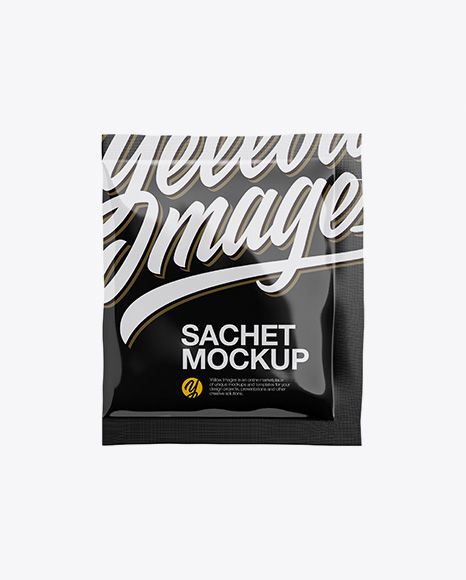 Download Free PSD Mockup Glossy Sachet Mockup Object Mockups ...