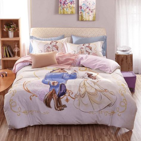Order Beauty And The Beast Luxury Bedding Set From Brightroomy Now In 2021 Beauty And The Beast Bedroom Luxury Bedding Luxury Bedding Set