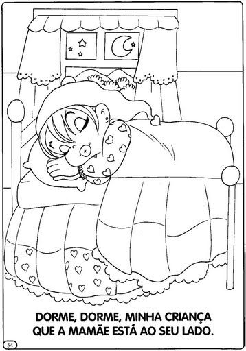Riscos Para Pintar Bebes Parte 2 With Images Baby Coloring