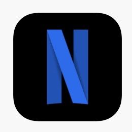 pics App Icon Neon Blue Netflix Logo pinterest