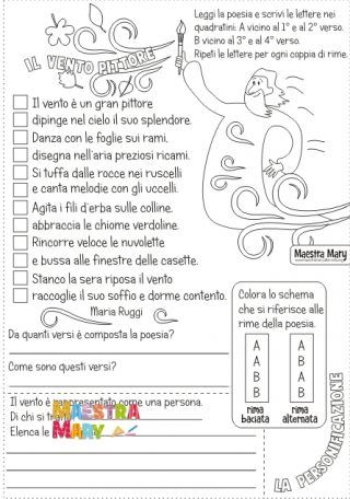 Schede Didattiche D'italiano Classe Quarta | Maestra Mary | Suggerimenti Per La Scrittura, Schede Didattiche, Insegnamento Della Scrittura