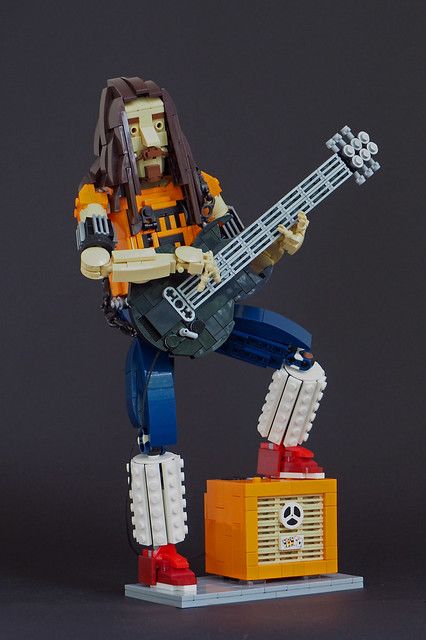 Lego outlet guitar player