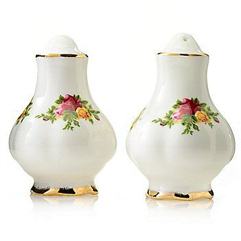 Royal Albert® Old Country Roses Two-Piece 3.25" Bone China Salt