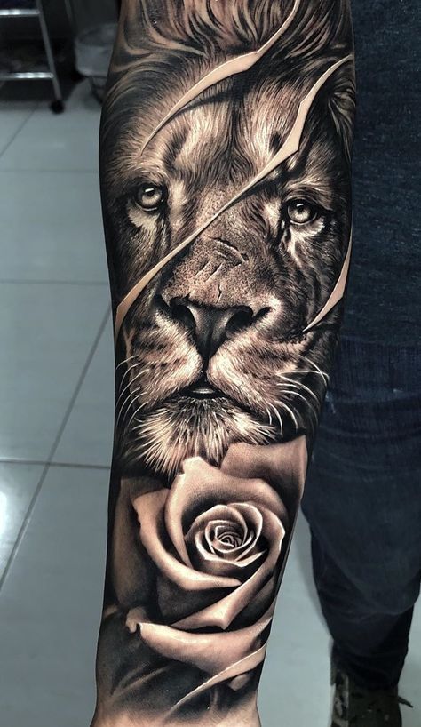 70 Tatuagens de leão Femininas e Masculinas | TopTatuagens | Tatuagens de leão, Tatuagem masculina antebraço, Tatuagem leão de juda
