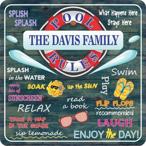 Classic Swimming Pool Rules Sign With Distressed Wood Background Summer Quotes Pool Rules Sign Pool Rules Pool Signs