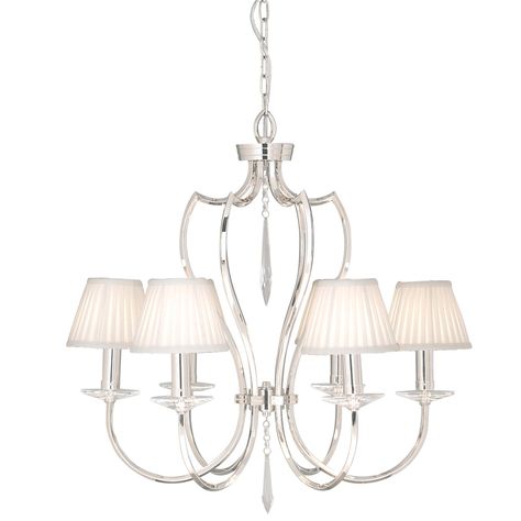 Linear Chandelier Thin 1445mm Polished Nickel By Tom Kirk For Tom