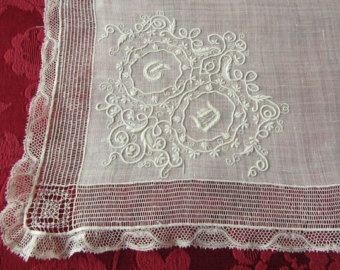 Mother of Bride Wedding Handkerchief by Embroidered Personalized #18040518