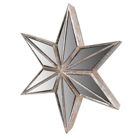 Coach House Kmb265 Star Wall Mirror Vintage Style - Decorative Star Wall Mirror Art Coach House Kmb265 Star Wall Mirror Vintage Style - Decorative Star Wall Mirror Art