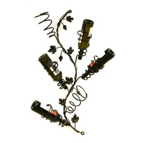 Creative Creations 6 Bottle Hanging Wall Wine Vine by Creative