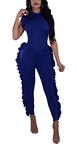 WSPLYSPJY Womens Wrap Sleeveless Floral Print Short Sleeve V Neck Jumpsuit