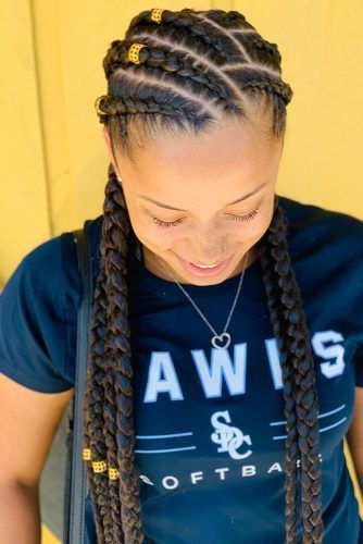 Braided Hairstyles For Black Women Cornrows, Feed In Braids Hairstyles, Braids Hairstyles Pictures, Frontal Hairstyles, Hair Pictures, Girl Hairstyles, Braided Updo, Hairdos, Four Braids Cornrow