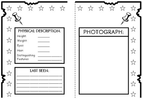 Wanted Poster Book Report Project templates, worksheets, rubric - book report template Wanted Poster Book Report Project templates, worksheets, rubric - book report template