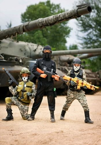 Child Costume Seal Team