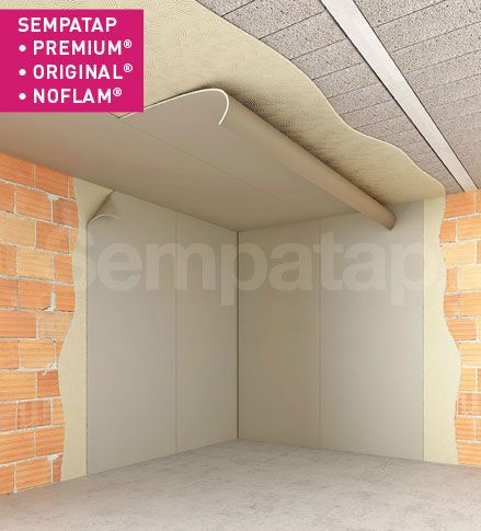sempatap isolation thermique et phonique pour murs et plafonds isolation phonique plafond isolation thermique isolation