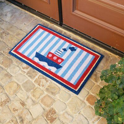 Nautical Door Mats 15mm X 18 X 30 Rubber-Cal Welcome Aboard Nautical Door Mats 15mm X 18 X 30 Rubber-Cal Welcome Aboard